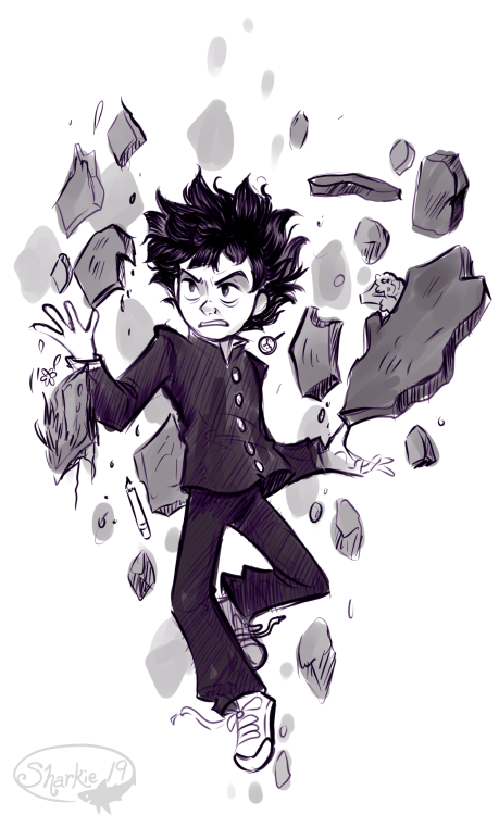 I’ve been wanting to do some drawings of Mob for quite some time.  :)