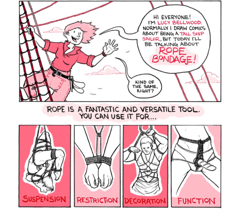 fuckyeahsexpositivity: Rope Harness Tutorial from Oh Joy, Sex Toy!, which is rapidly becoming one o