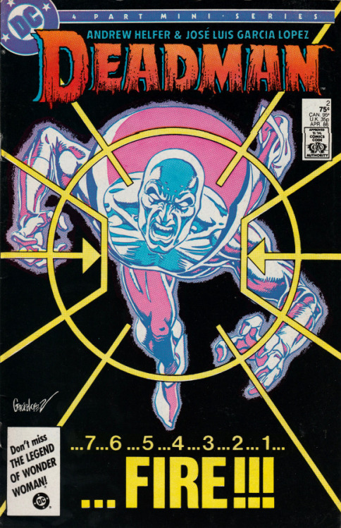 XXX Deadman No.2 (DC Comics, 1985). Cover art photo
