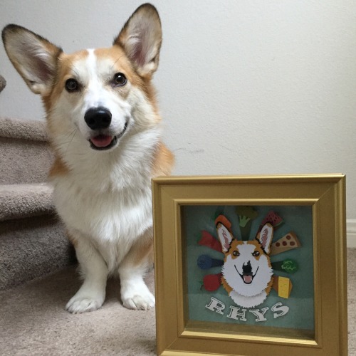 Beautiful papercut portrait of Rhys by @lokidog capturing his personality and some of his favorite noms! We love it SO much!
Visit Katie’s website at:
http://www.kathrynwillis.com