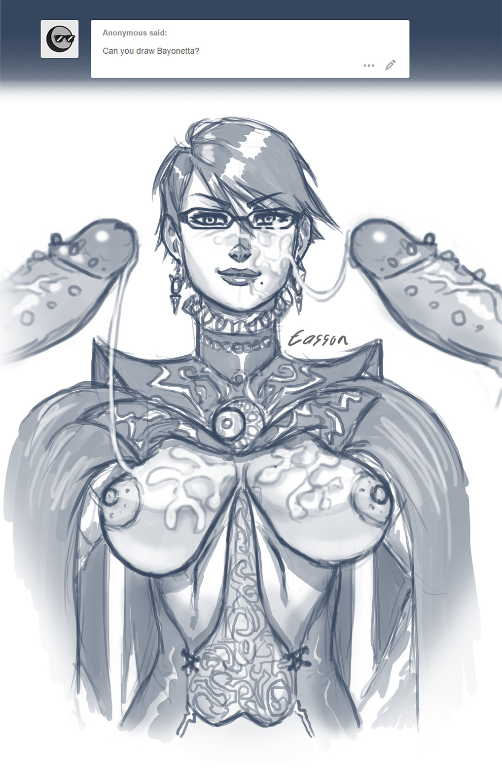 eassondraws: aren’t you lucky.seriously though i’m up to my ears in requests,