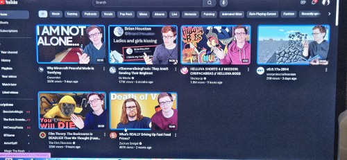 My YouTube Homepage Rn LMAOOO