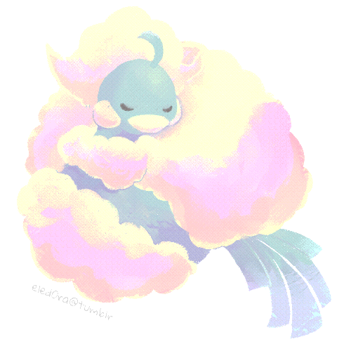 eled0ra:Mega Altaria really is mega fluffy! I hope we can get giant dolls and pillows based on its d