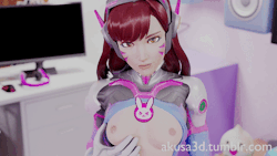 akusa3d: Wow, I unexpectedly got from 0 to 200+ followers from the last post.Thanks guys!Decided to try something different with D.Va, just for fun :) Gfycat D.va by @metssfmRoom by @its-gergless 