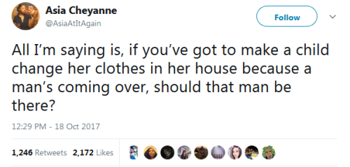 secretsunkept:  celestial-jazz:  scorpia6:  nevaehtyler:  THIS  But actually    I enforce this all the time.    🙌🏾 My mom used to do this to me if my shorts weren’t visible beneath a large shirt around my own dad. She just continued the shit her