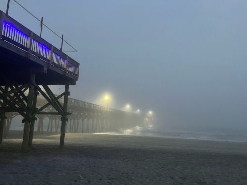 Last Night. A Thick Fog Fell Onto The Beach And The Surrounding Areas. I Was Getting Phone Calls Telling