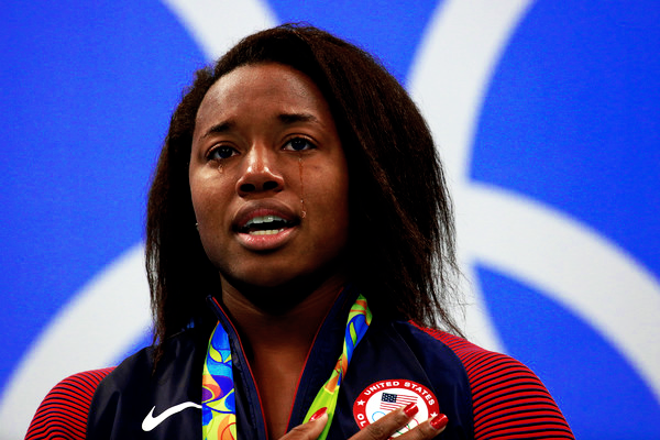 layoutpikesalto:  Both Simone Manuel and Simone Biles of the United States of America