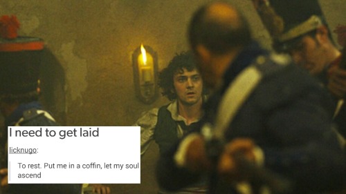 princemoony:Grantaire’s life told through tumblr posts.