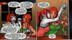 timballisto:  the-snazzy-jazzy-pirate-ship:  (scanned from a physical edition of Harley Quinn, The New 52 (issue # 15), Released by DC comics. These pages were drawn by Chad Hardin, colored by Alex Sinclair, lettered by John J. Hill, and written by Amanda