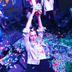 There was an unnecessary amount of confetti