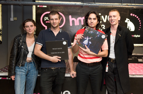  Wolf Alice  at HMV Oxford Street on September 30, 2017 in London, England