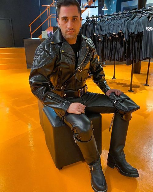 nikolas127-blog: Love langlitz jacket #instalike #instaboy #instafashion #fashion #style #leatherpan