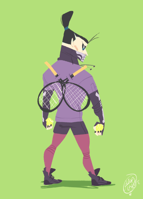 philliplight:A series of fun video game style tennis players that I’ve been doodling in my downtime 