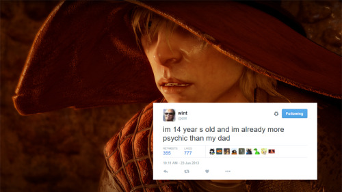 veliseraptor: dragon age + dril tweets || part two