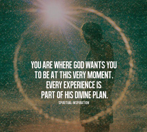 spiritualinspiration:  Today let me reassure you that God knows right where you are,