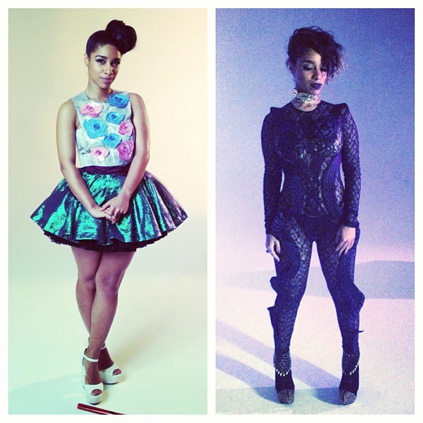 liannelahavas:  On set with Hunger TV today! 🎥 Wearing the amazing @studio_fulton