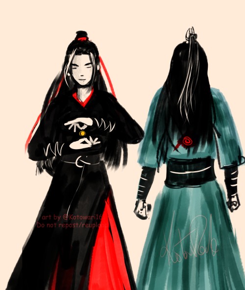 kotowari16:Assorted Chen Qing Ling (陈情令) / The Untamed doodles (alternatively known as Koto discover