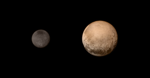 Sex just–space:  Pluto and Charon   js pictures