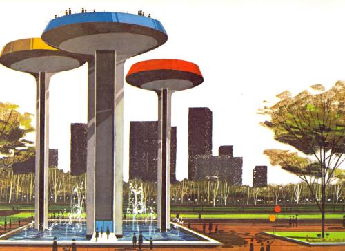 robotcosmonaut:  Design Concepts Water Storage, 1965