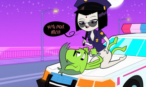 the34kingreturns:  When Teen Titans Go Beast Boy and Raven meets Marco and Star.