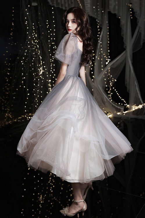 Dreamy filmy floaty prom dress