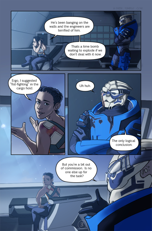 Dragon Age comicsHalla | The Artifact | Cultural DivideMass Effect Comics“Fist-fight” | DiplomacyEdi