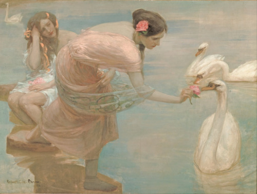 lionofchaeronea:A Summer Morning, Rupert Bunny, 1897