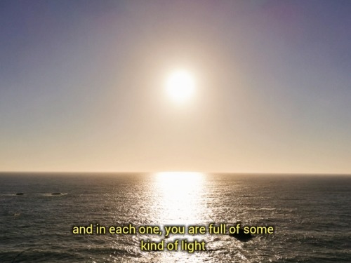 artboob: subtitles based on this quote that makes my heart feel so warm. (big sur, california » june