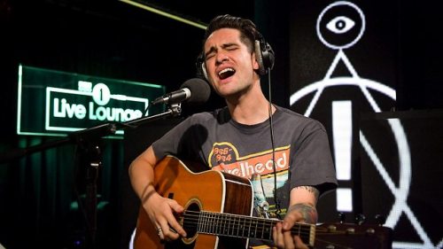 brendonuriesource:Better quality pictures of Brendon at BBC Radio 1 today.