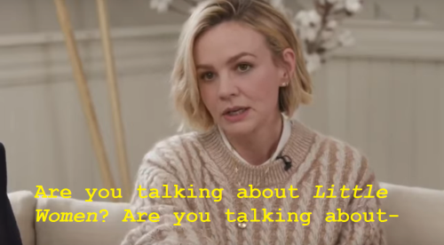 fuckyeahwomenfilmdirectors: Carey Mulligan loves Hustlers! (and The Farewell and Little Women)