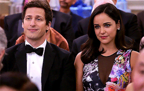 cheddarthefluffyboi: Dressed up Peraltiago ✨requested by @dolston17 ❤