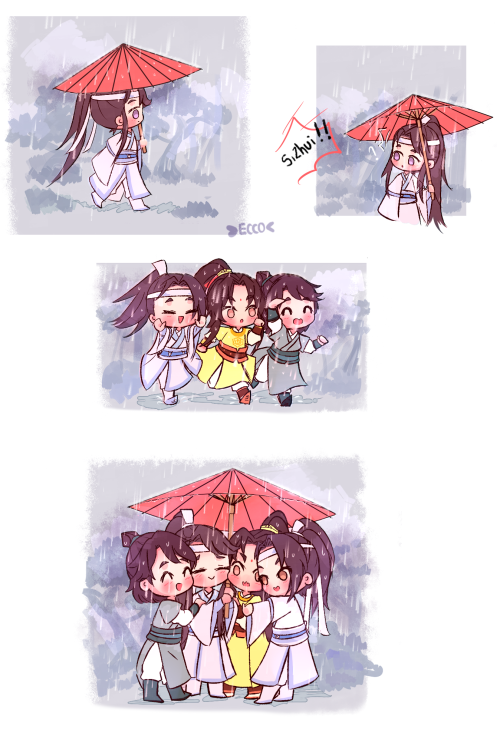 sharing an umbrella <3*RedBubble store: 8ecco*twitter: flo ecco (bl content) / ecco8 (shojo ships