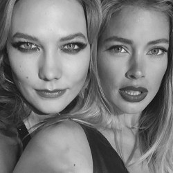 Glossy Klossy! Love this girl ❤️ #setlife #behindthescenes #secretproject #lorealcannes2016 by doutzen