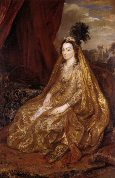 1. Lady Shirley as painted by Anthony van Dyck in Rome, 1622 2. Portraits of Robert Shirley and Tere