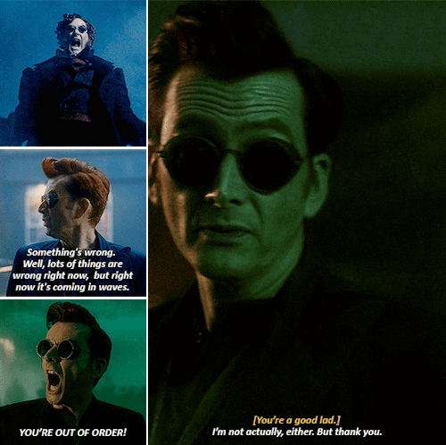 DAVID TENNANT As CROWLEY In Season 2 Of GOOD OMENS (2019-)