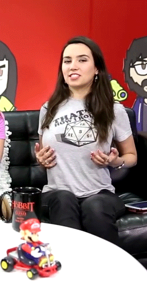 jokercrowe: Trisha Hershberger showing how to seduce a “GameStop employee” in Comment Co