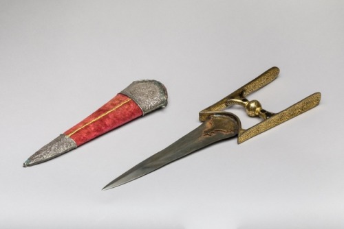 Indian katar signed, “Shrij Maharana Shrij Fafen”, 1808.from Rouillac