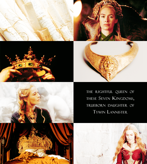 taurielsilvan:female awesome meme: [1/5] female antagonists » cersei lannister“Jaime knew the look i