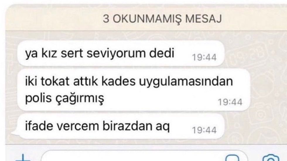 3 OKUNMAMIŞ MESAJ ya kız...