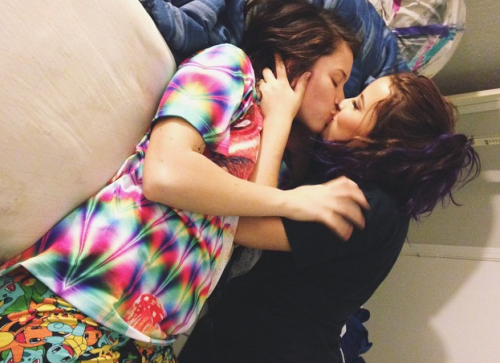 queer-as-fuckkk:  24thousand-miles-from-the-moon:  Lesbian blog  👭