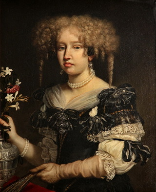 Portrait of a lady said to be Ippolita Obizzi Campeggi by Benedetto Gennari, c. 1660s