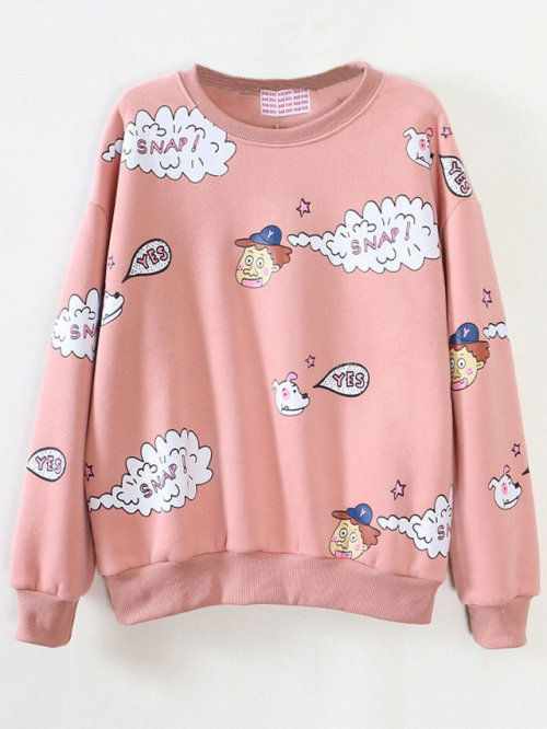 romanticandsadone: Wow ! Casual Comfortable Sweatshirts OO1    ❁❁   OO2 OO1   &n