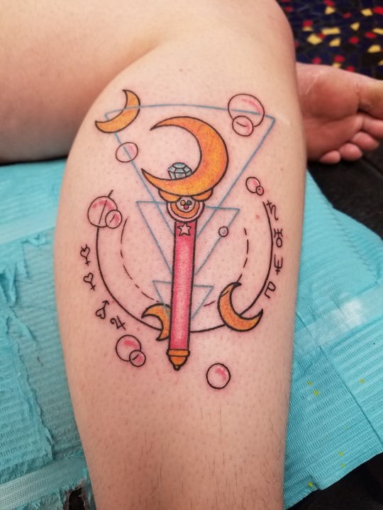 Sailor Moon Tattoos — Finally got my sailor moon tattoo!!