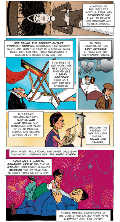 zenpencils:FRIDA KAHLO ‘Heroine of Pain’