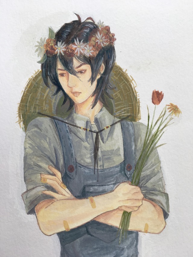 Gardener Keith collab with @rayli-m They did the Lineart and I did the coloring. #voltron#keith voltron #voltron legendary defender #keith#shiro#voltron au#art#drawing#sketch#voltron fanart#fanart#painting#illustration #artists on tumblr #artwork#fandom#voltron fandom