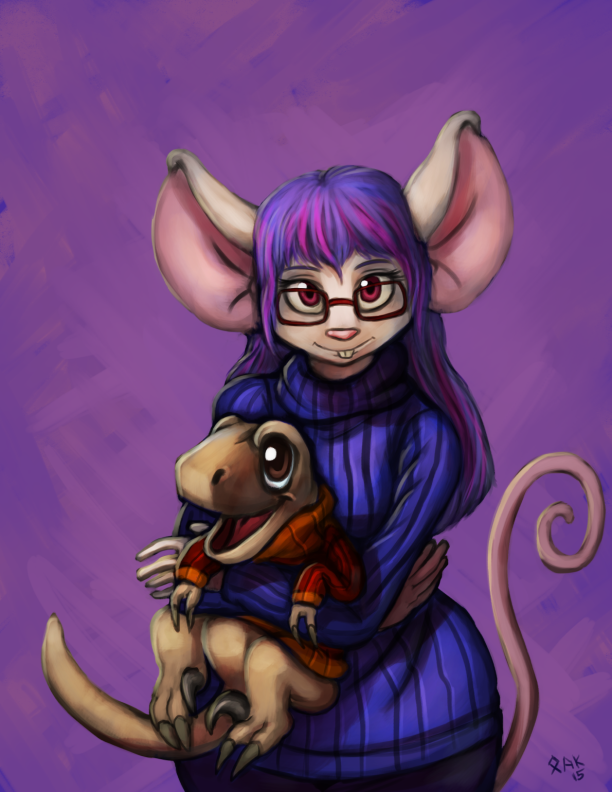 oak-thorn:  To a friend of mine @guinefurrie Her birthday is soon, and she had been