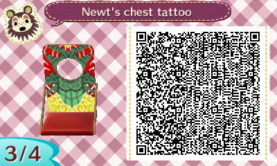 kochokoi:  this took a lot longer than i was expecting oh my god a face cut-out standee for Animal Crossing based on Newt’s chest tattoo in Pacific Rim. ( u v u)* enjoy.  omfg