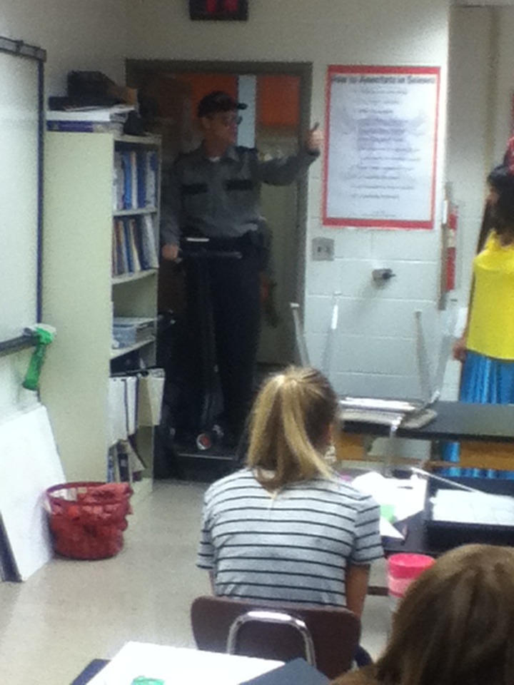 wibbly-wobbly-cassy-wassy:  This is my principal. On a Segway 