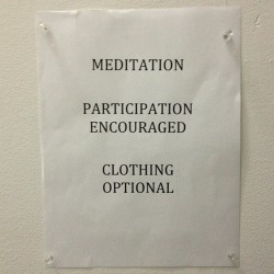 louisbjamesgallery:  #meditation #participationencouraged