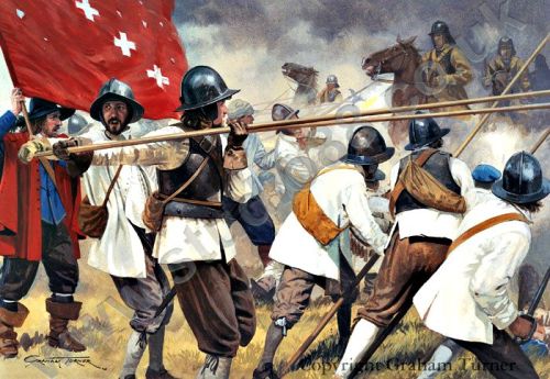 bantarleton: The Earl of Newcastle’s Whitecoats at the battle of Marston Moor. Despite the def